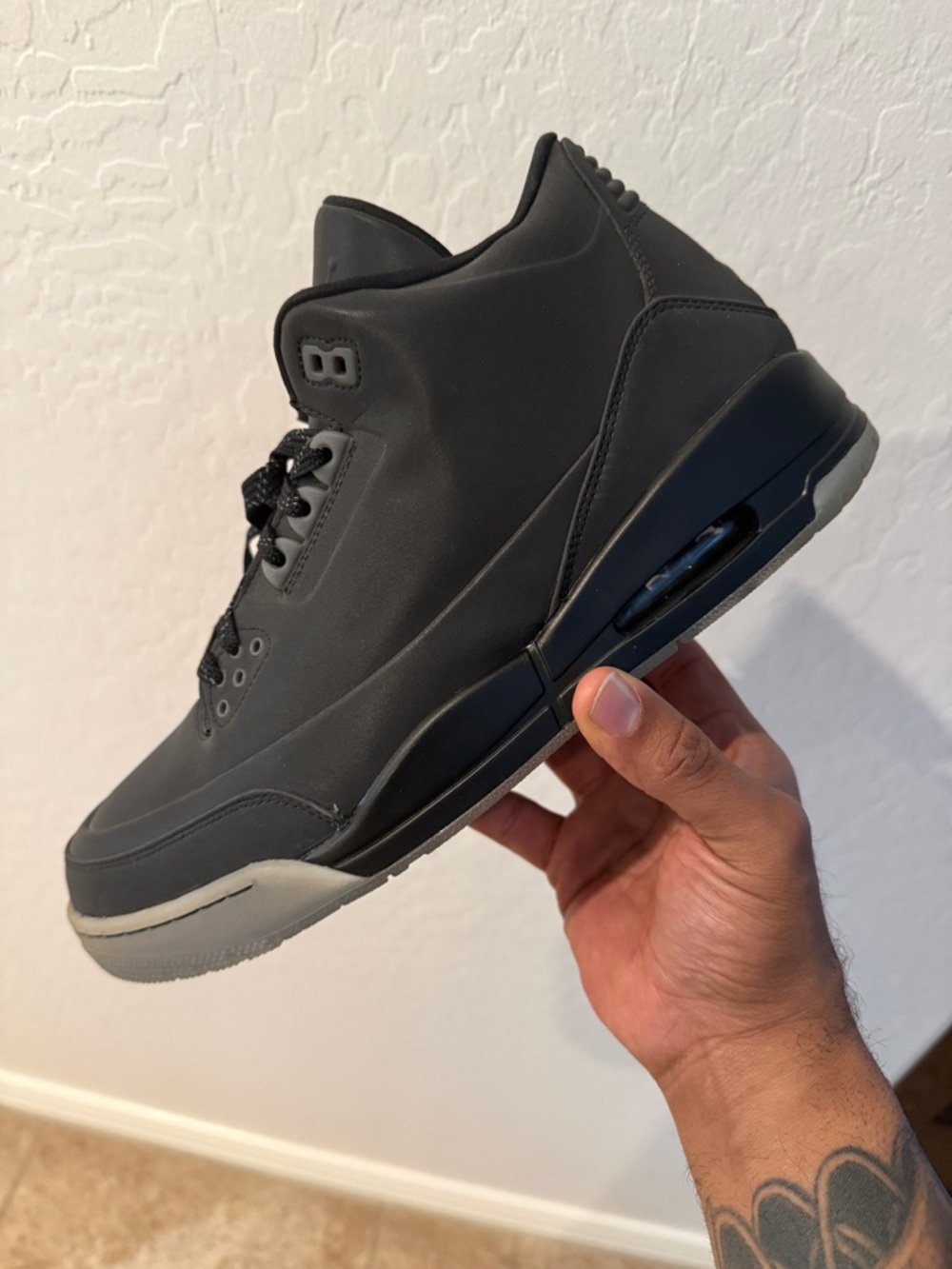 Nike Air Jordan3 Retro 5Lab3 Black - 631603-010 - Men’s Size 12 - NEW DS